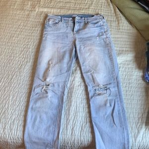 Old Navy straight leg ankle jeans, lightly used